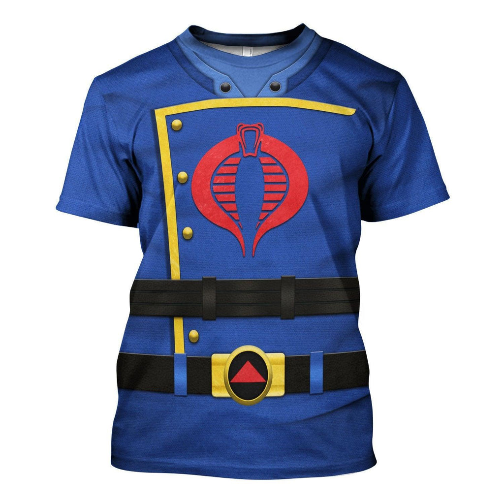 CustomsPig Cobra Commander V1 (G.I. Joe) Costumes Hoodie Sweatshirt T-Shirt - DucG