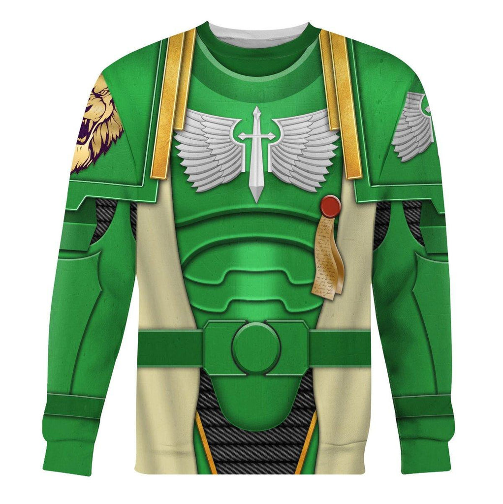 Dark Angels Captain T-shirt Hoodie Sweatpants Cosplay - CustomsPig