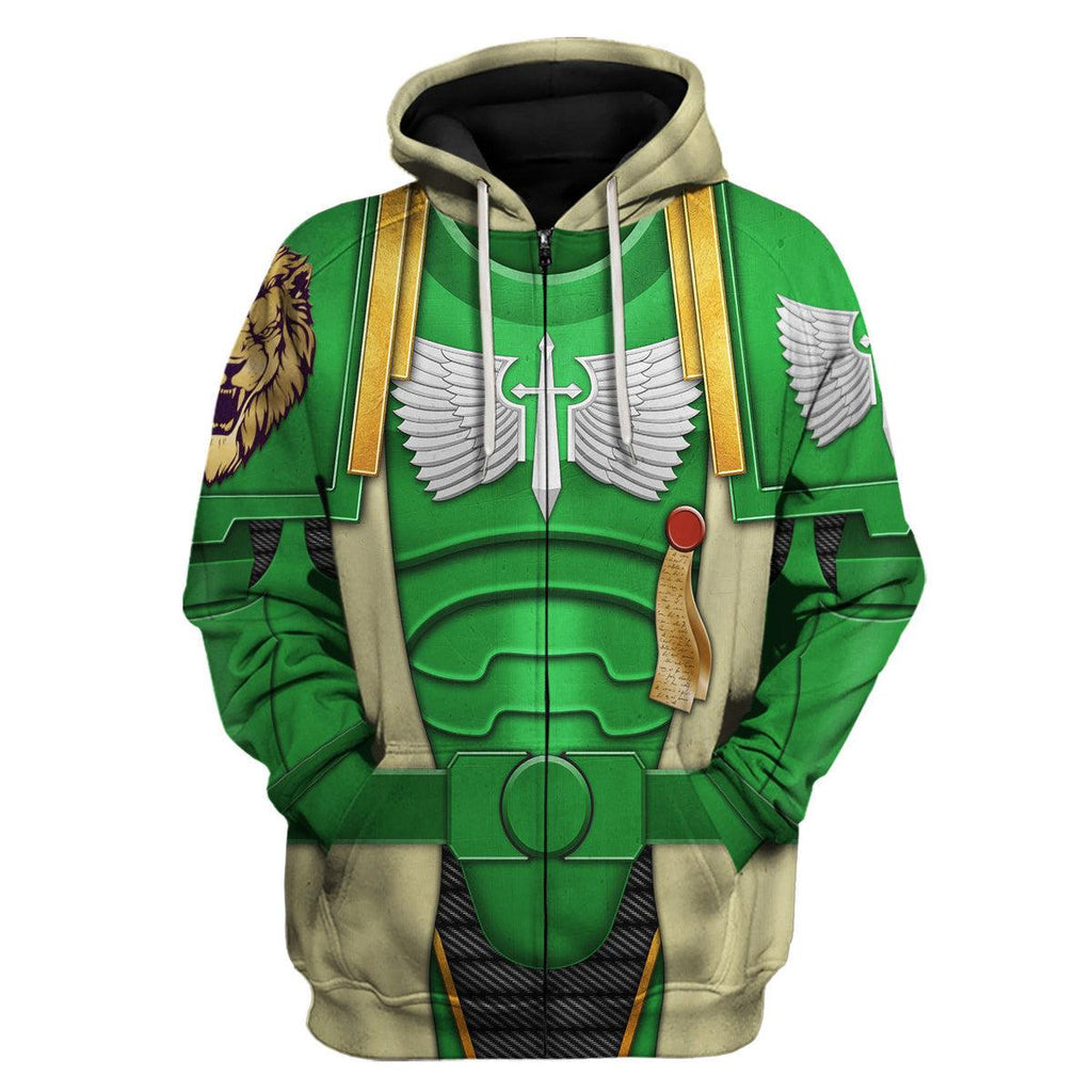 Dark Angels Captain T-shirt Hoodie Sweatpants Cosplay - CustomsPig