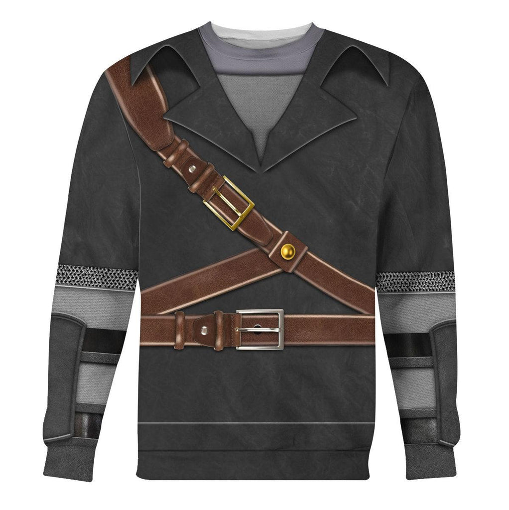 Dark Link Attire Shield Unisex Hoodie Sweatshirt T-shirt Sweatpants Cosplay - CustomsPig.com