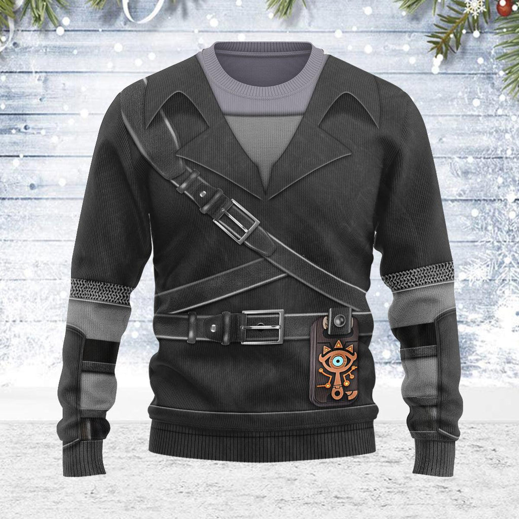 Dark Link Themed Costume Unisex Christmas Wool Sweater - CustomsPig.com