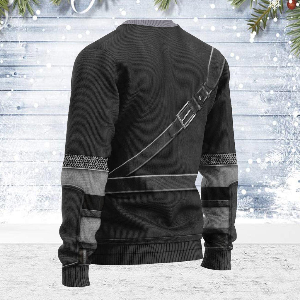 Dark Link Themed Costume Unisex Christmas Wool Sweater - CustomsPig.com