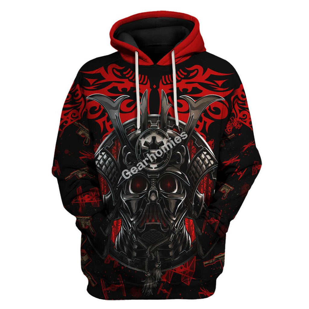 Darth Vader Samurai T-shirt Hoodie Sweatpants Apparel -  CustomsPig.com