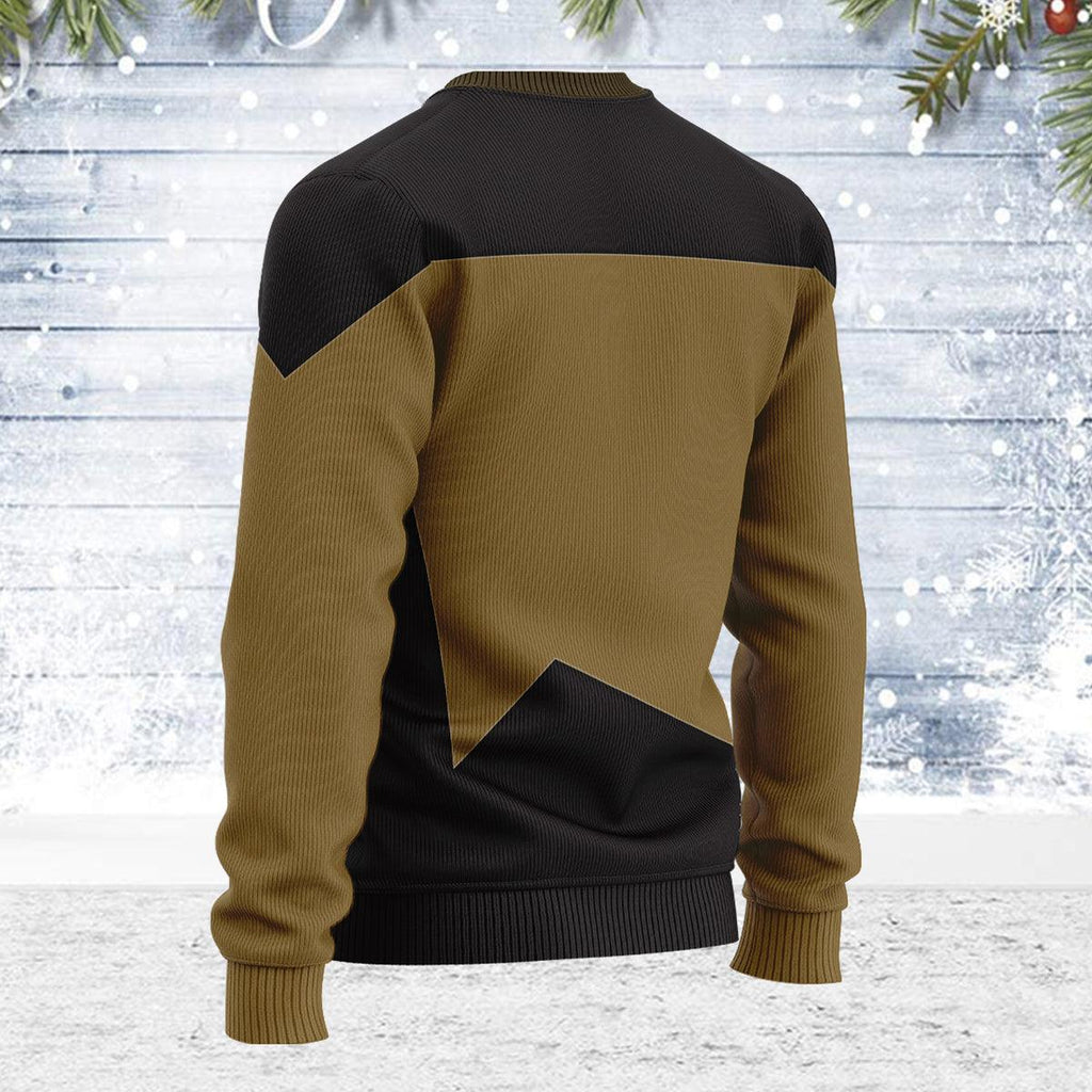 Data Themed Costume Christmas Wool Sweater - CustomsPig.com