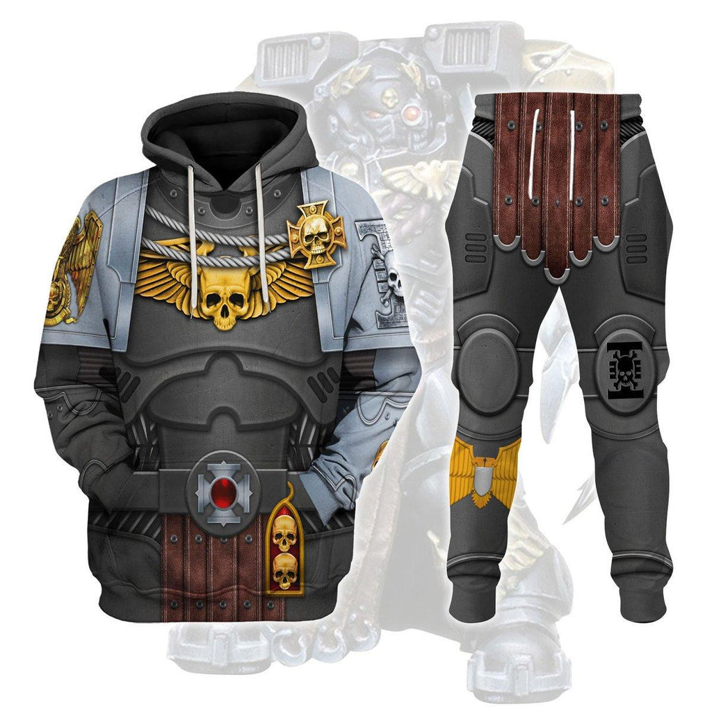 Deathwatch Captain T-shirt Hoodie Sweatpants Cosplay - CustomsPig