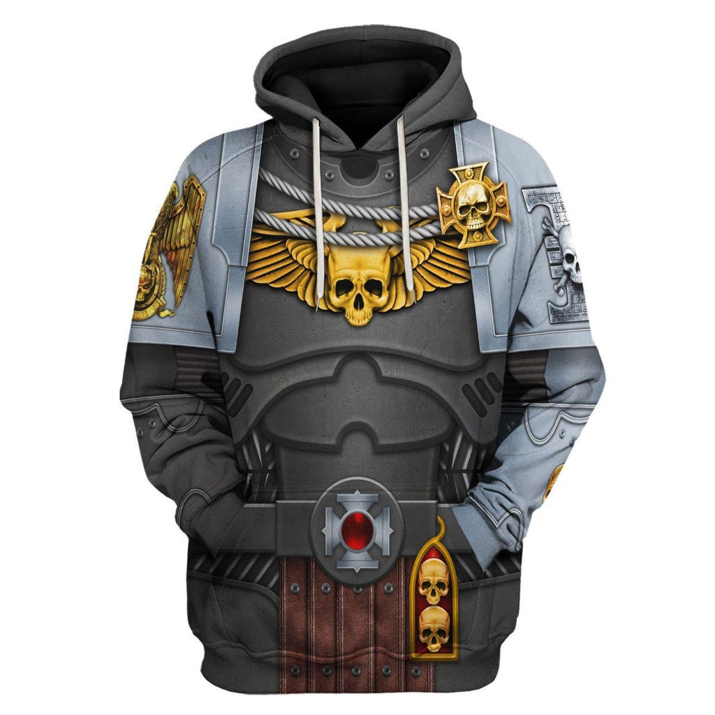 Deathwatch Captain T-shirt Hoodie Sweatpants Cosplay - CustomsPig