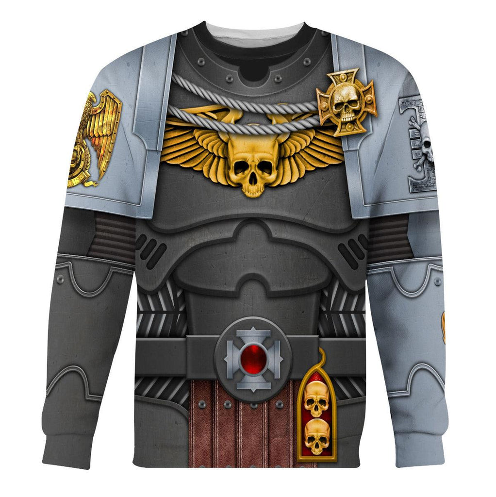 Deathwatch Captain T-shirt Hoodie Sweatpants Cosplay - CustomsPig