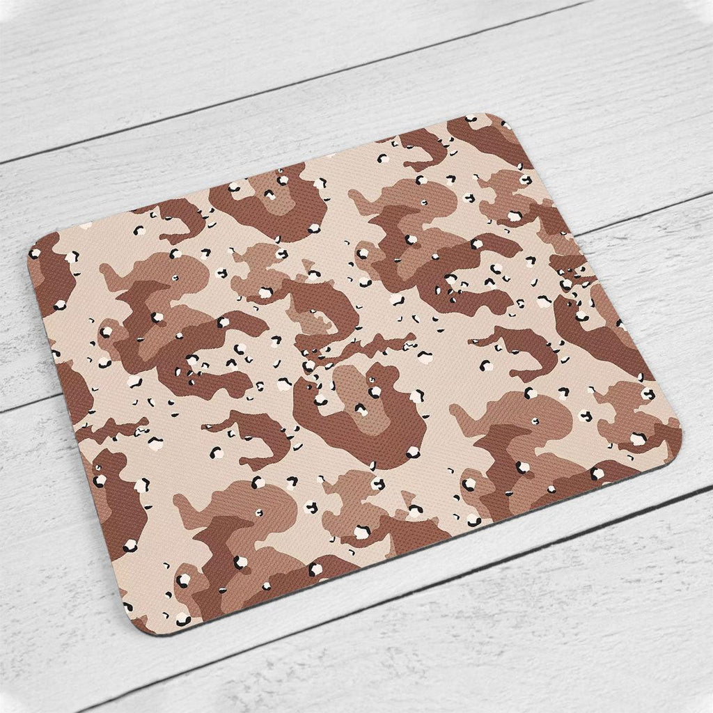 Desert Battle Dress Uniform American Chocolate Chip Desert Battle Dress Uniform Camo
 MousePad - CustomsPig