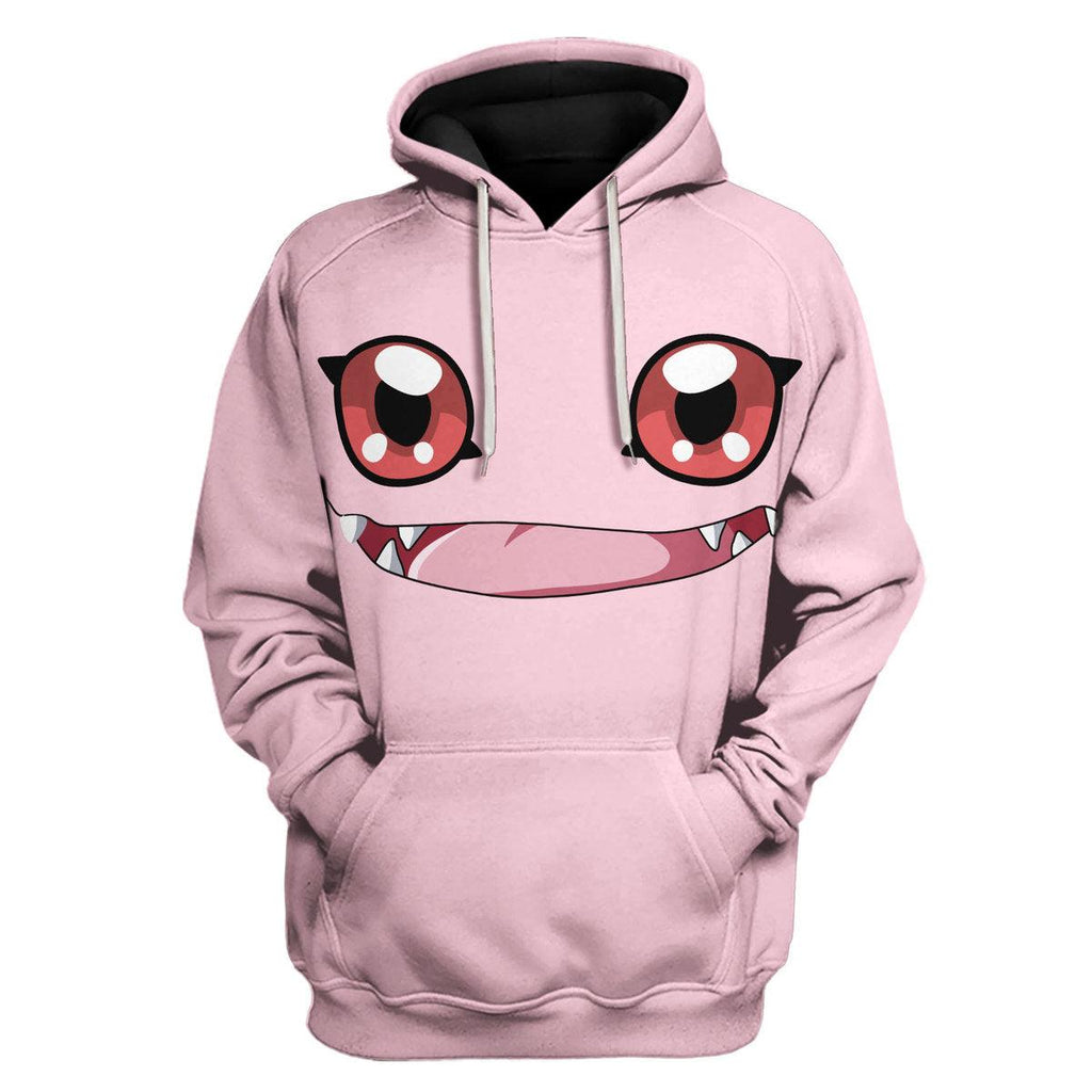 Digimon Adventure Koromon Hoodie T-shirt Sweatpants Cosplay - CustomsPig