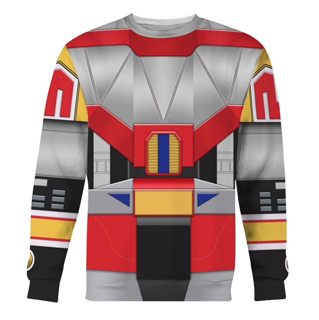 Dino Megazord Mighty Morphin Hoodies Sweatshirt T-shirt Hawaiian -  CustomsPig.com