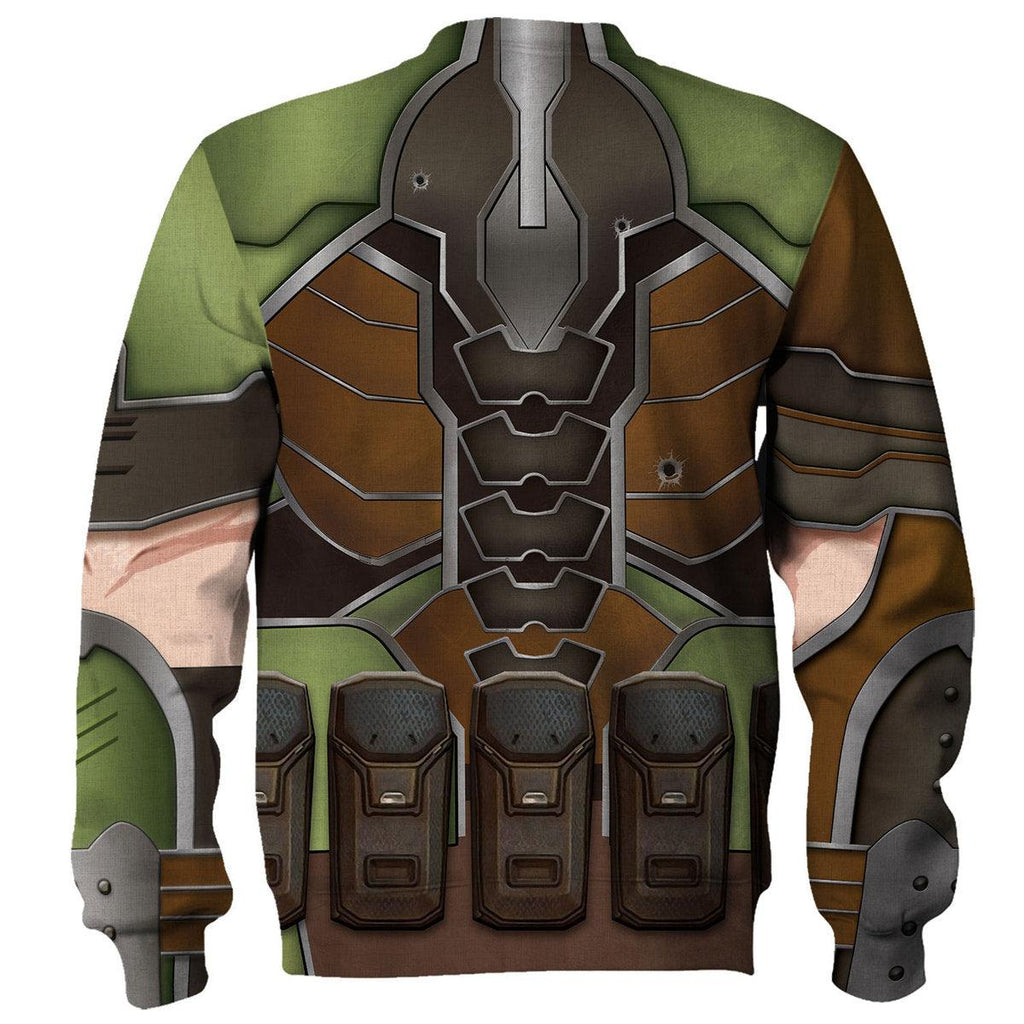 Doomguy Hoodies Sweatshirt T-shirt Hawaiian Tracksuit - CustomsPig.com