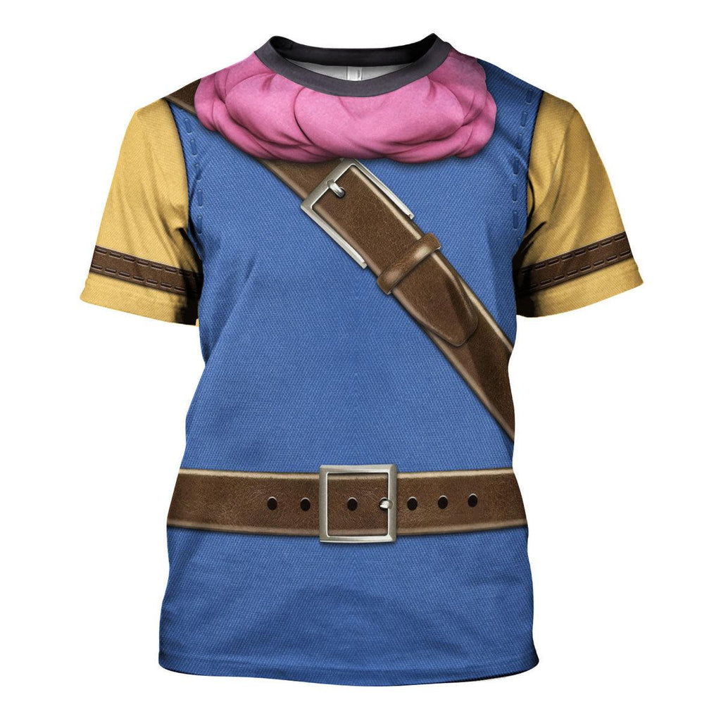 Dragon Quest Erdrick Hoodie T-shirt Sweatpants Cosplay - CustomsPig