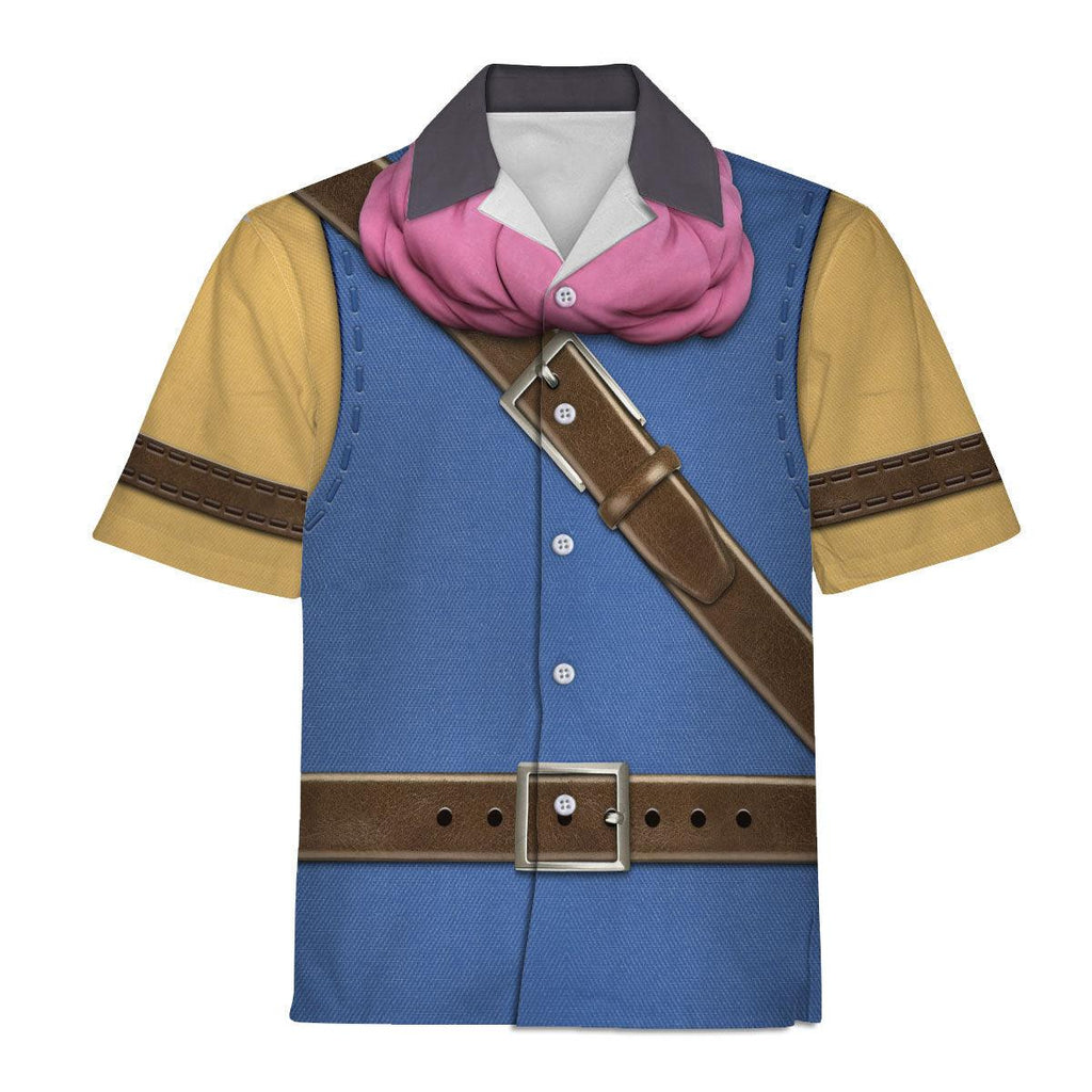 Dragon Quest Erdrick Hoodie T-shirt Sweatpants Cosplay - CustomsPig