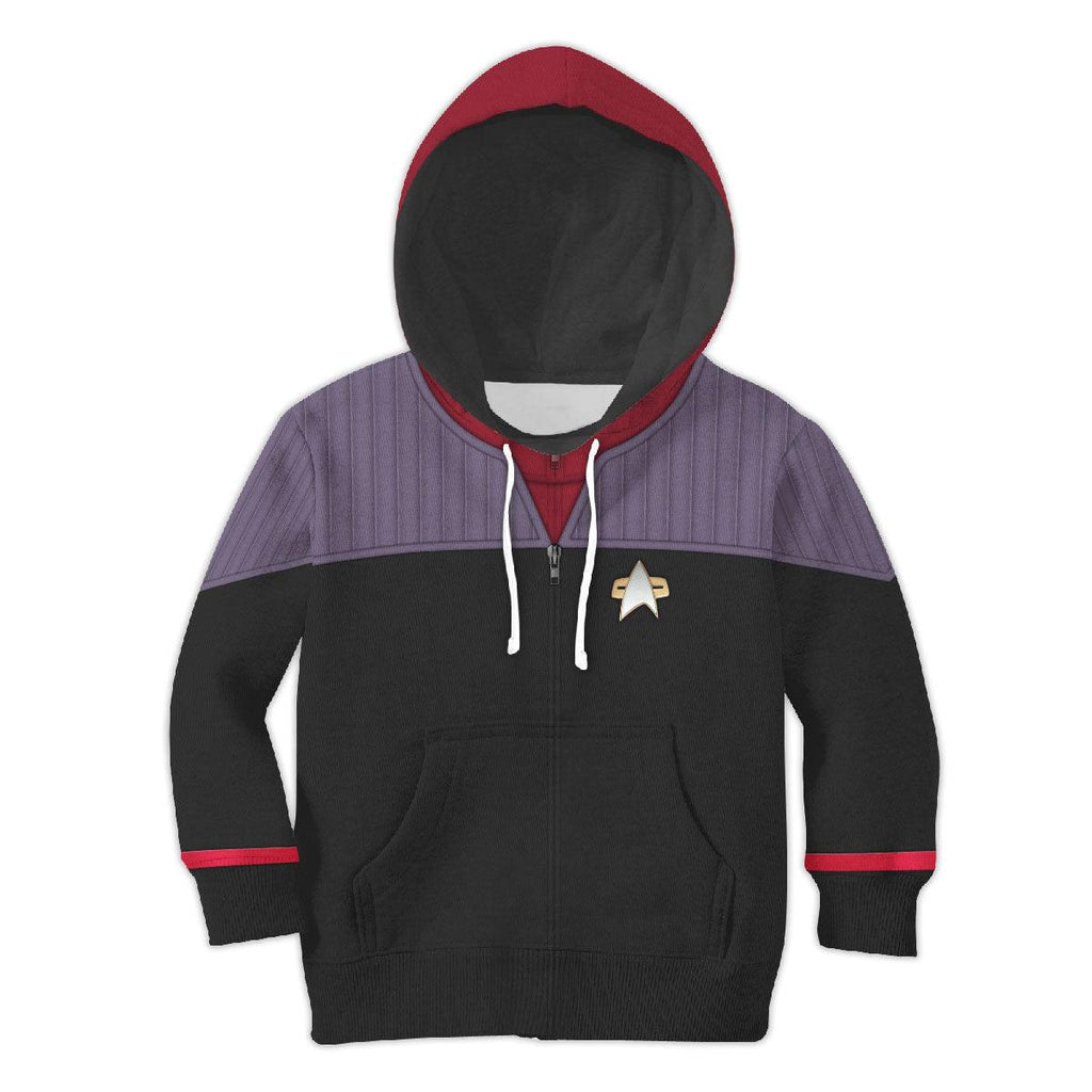 Duty Uniform Picard Costume Cosplay Kid Hoodie Sweatshirt T-Shirt - CustomsPig.com