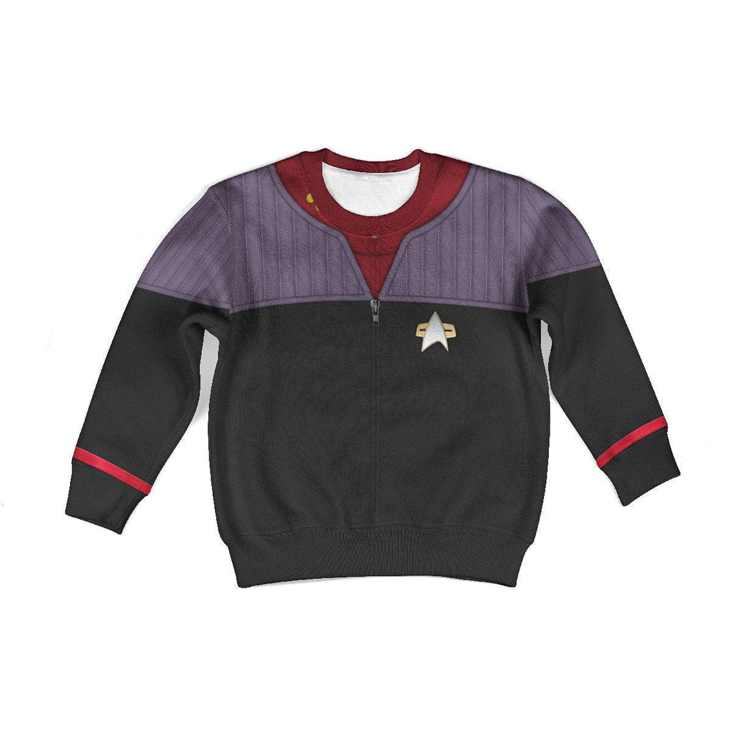 Duty Uniform Picard Costume Cosplay Kid Hoodie Sweatshirt T-Shirt - CustomsPig.com