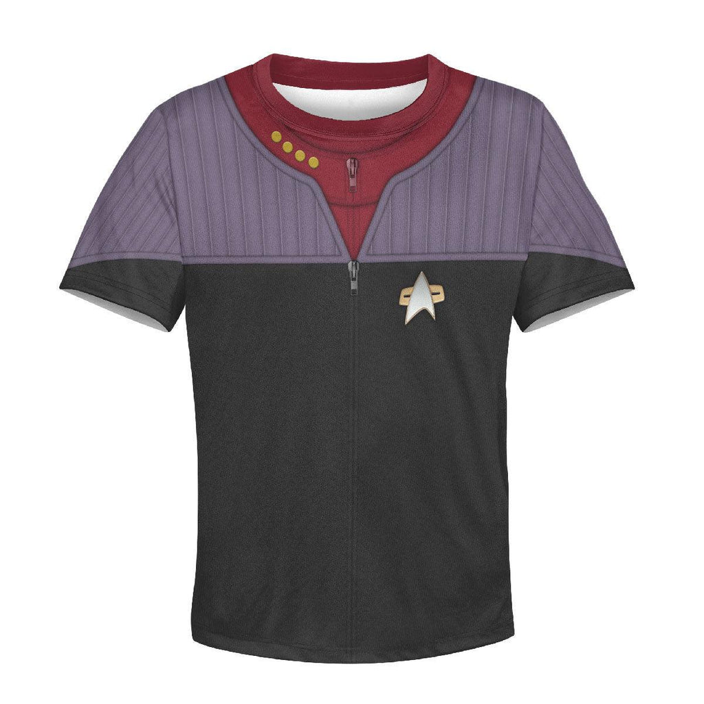 Duty Uniform Picard Costume Cosplay Kid Hoodie Sweatshirt T-Shirt - CustomsPig.com