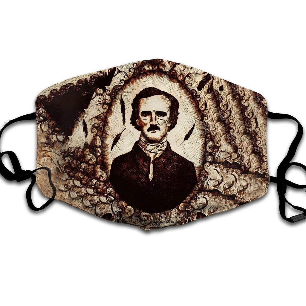 Edgar Allan Poe Face Mask - DucG