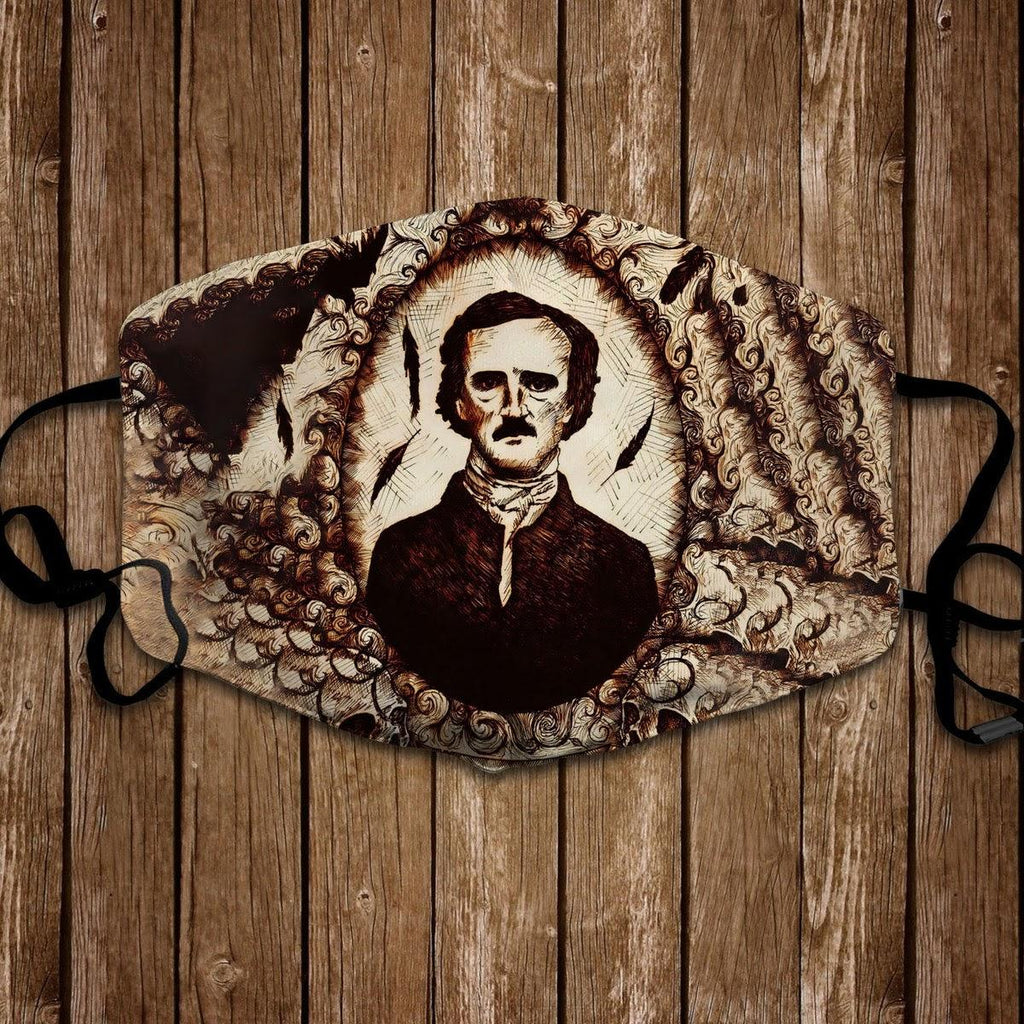 Edgar Allan Poe Face Mask - DucG