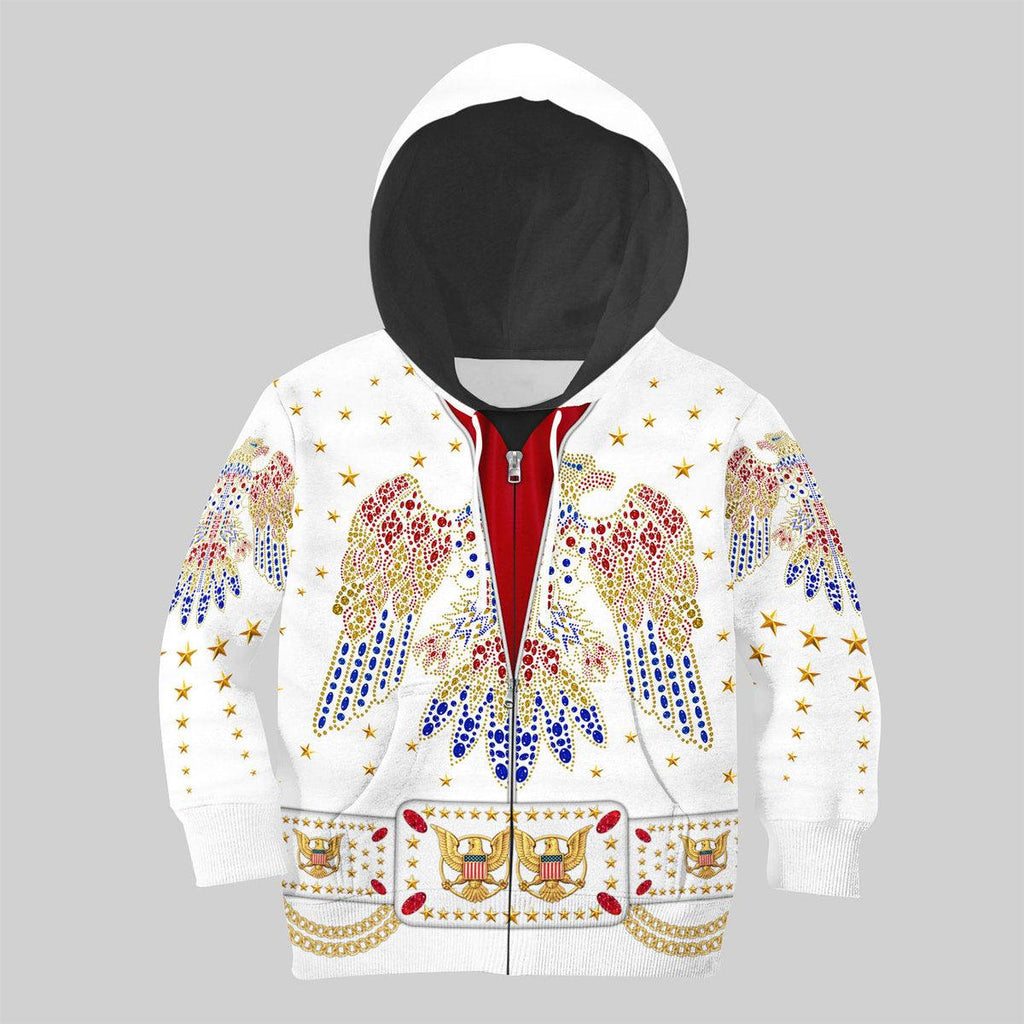 Elvis Costume Kid Hoodie Sweatshirt T-Shirt - CustomsPig.com