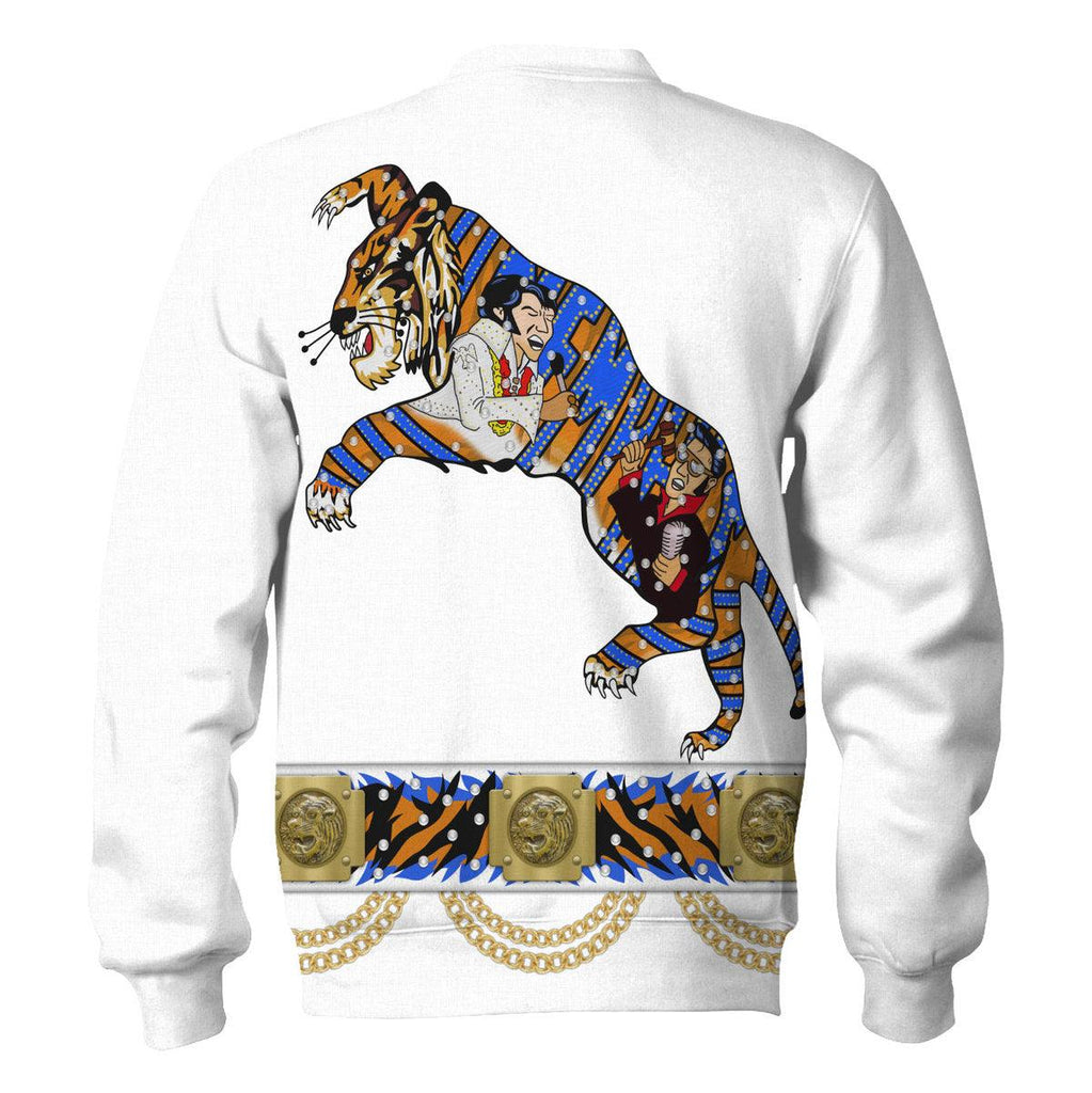 Elvis Presley Tiger Costume Hoodie Sweatshirt T-Shirt Sweatpants - CustomsPig.com