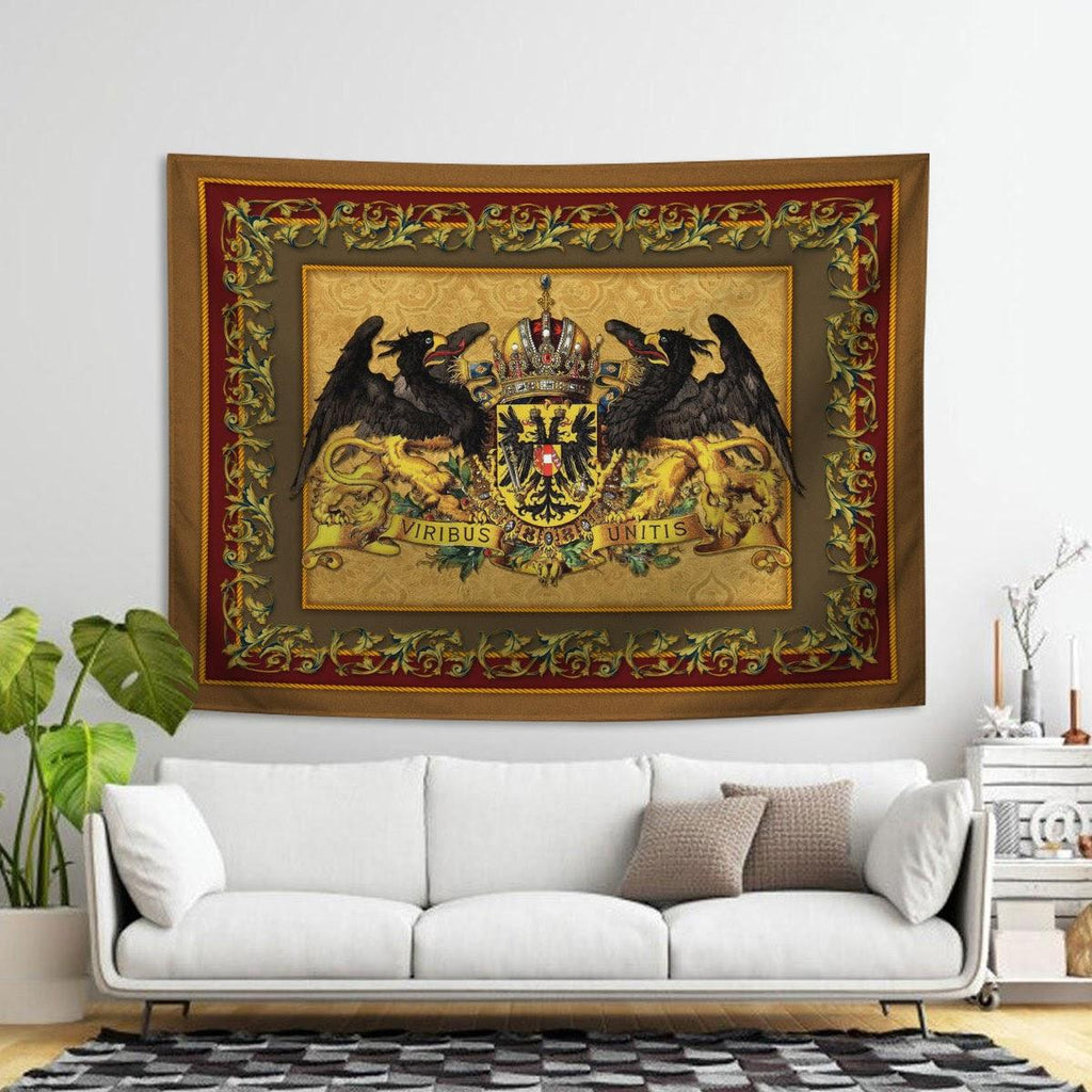 Emperor Franz Joseph I Coat of Arms Tapestry - CustomsPig