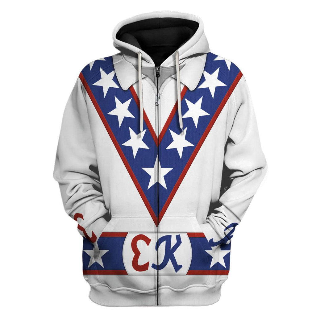 Evel Knievel Costumes T-shirt Hoodie Sweatpants Apparel - CustomsPig.com