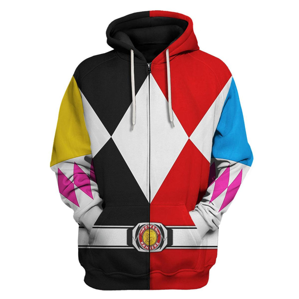 Every Current Mighty Morphin Team Hoodies Sweatshirt T-shirt Hawaiian Sweatpants - CustomsPig.com