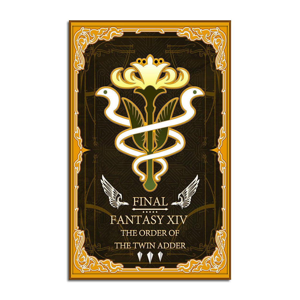 Final Fantasy XIV Grand Companies of Eorzeo Gridania Twin Adder Rug - DucG