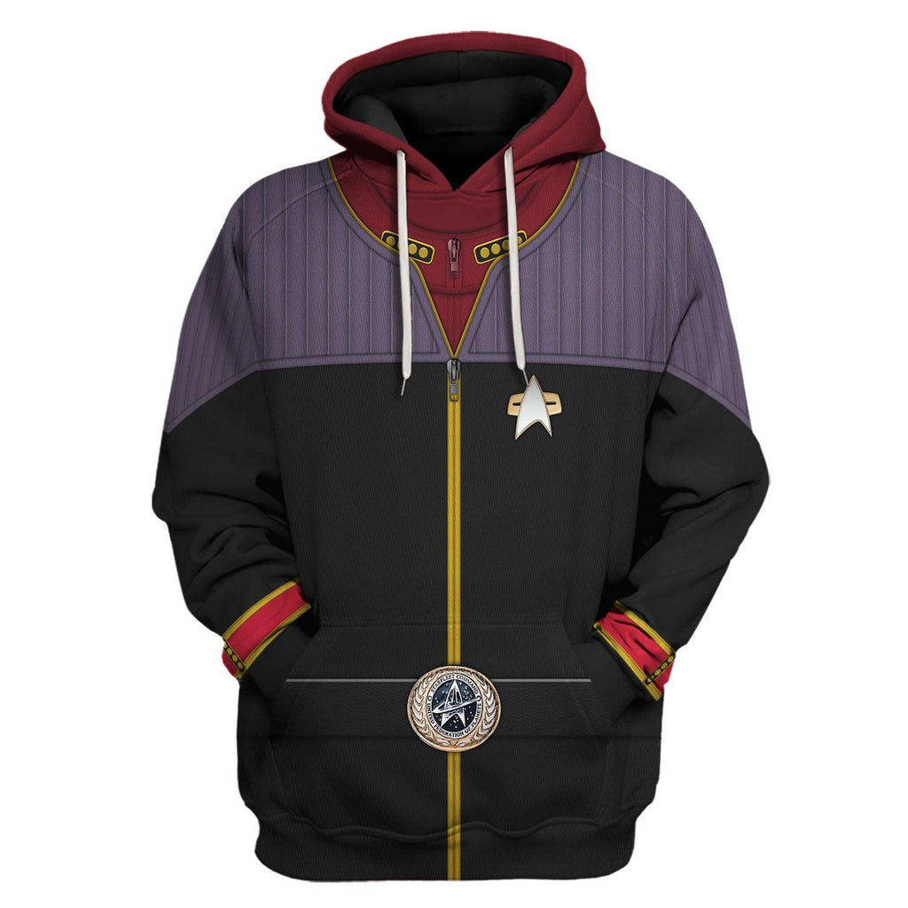 Flag Officer Star Trek T-shirt Hoodie Sweatpants Apparel -  CustomsPig.com