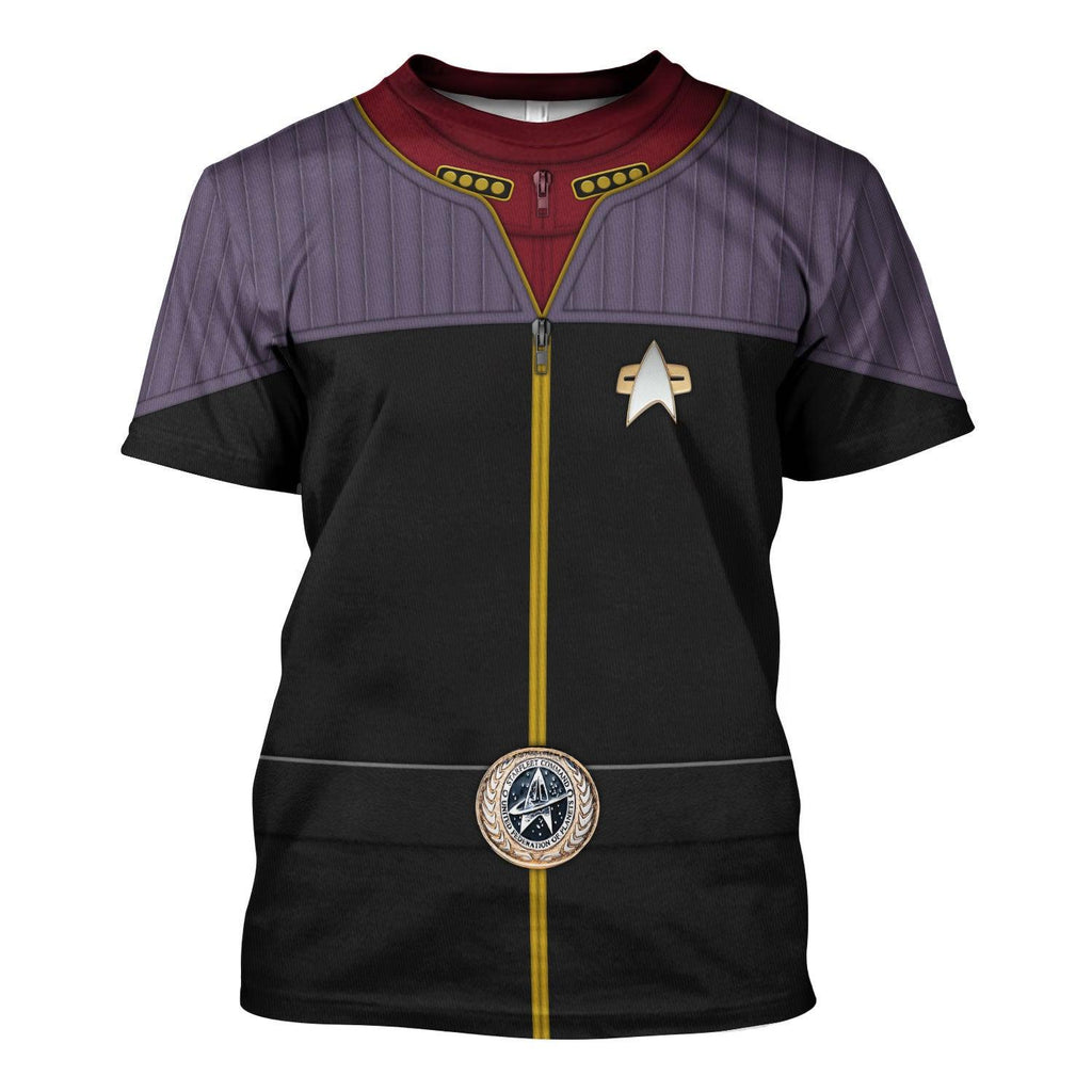 Flag Officer Star Trek T-shirt Hoodie Sweatpants Apparel -  CustomsPig.com