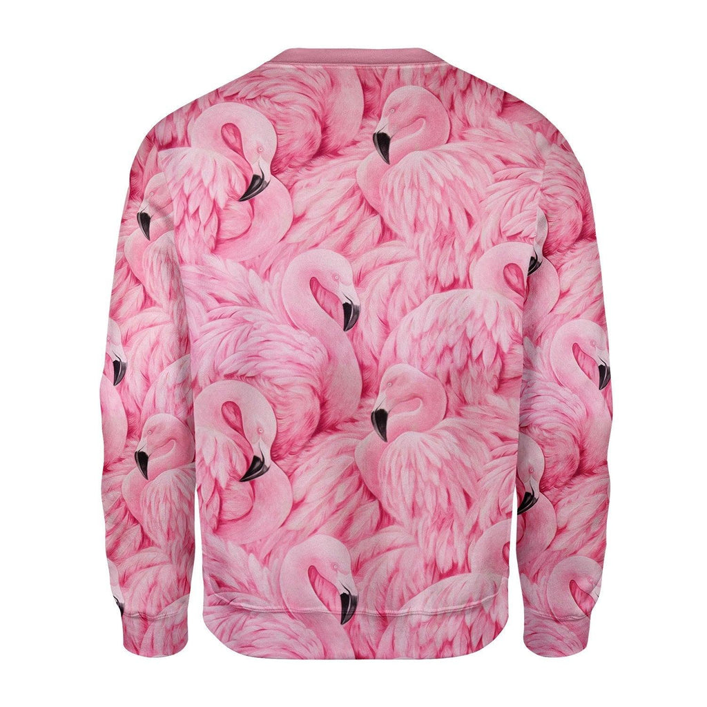 Flamingo Animal Cosplay T-shirt Hoodie Sweatpants Apparel - CustomsPig