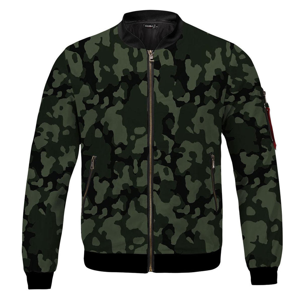 Flecktarn Darkgreen Bomber Jacket - CustomsPig