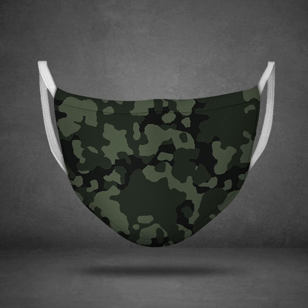 Flecktarn Darkgreen Face Mask - CustomsPig