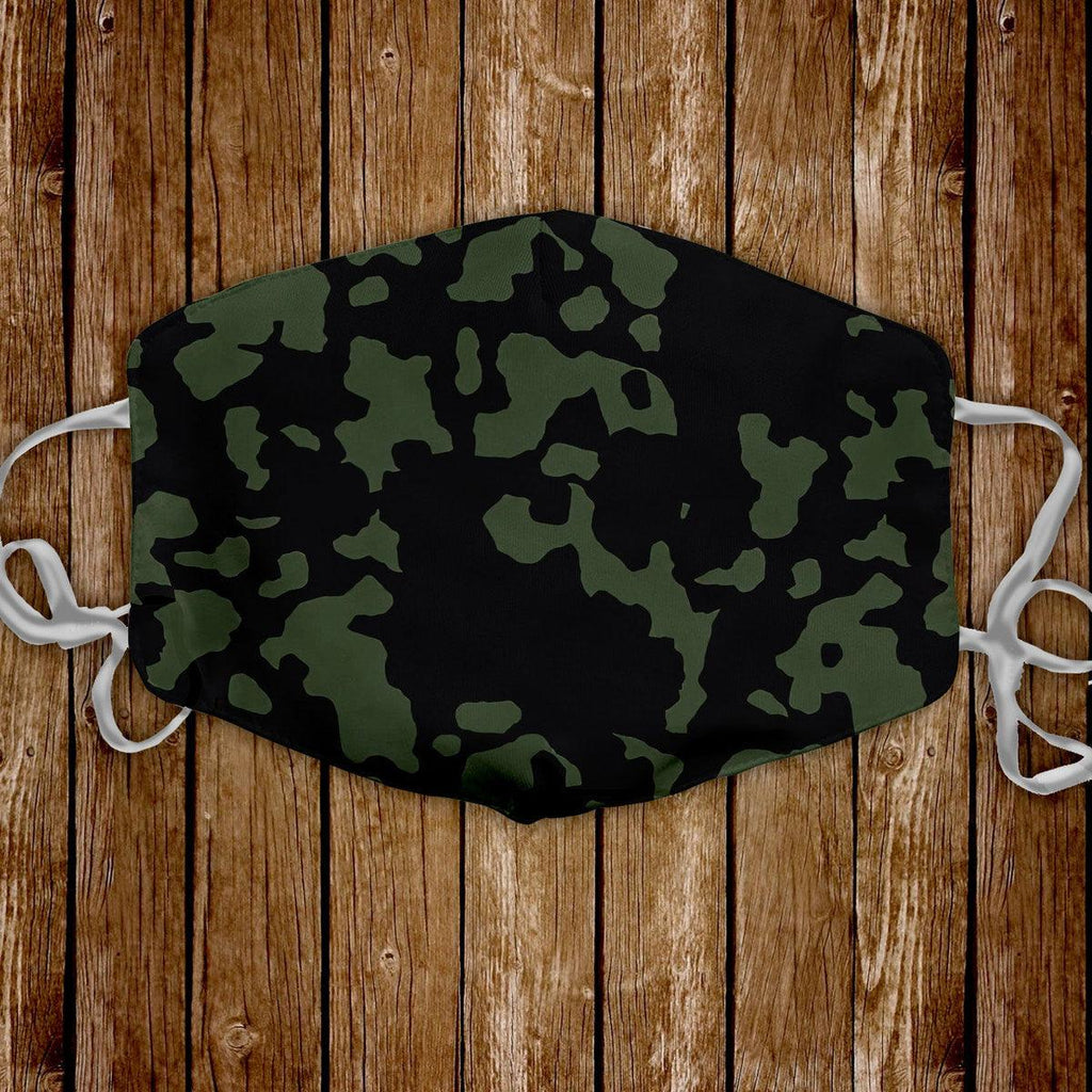 Flecktarn Darkgreen Face Mask - CustomsPig