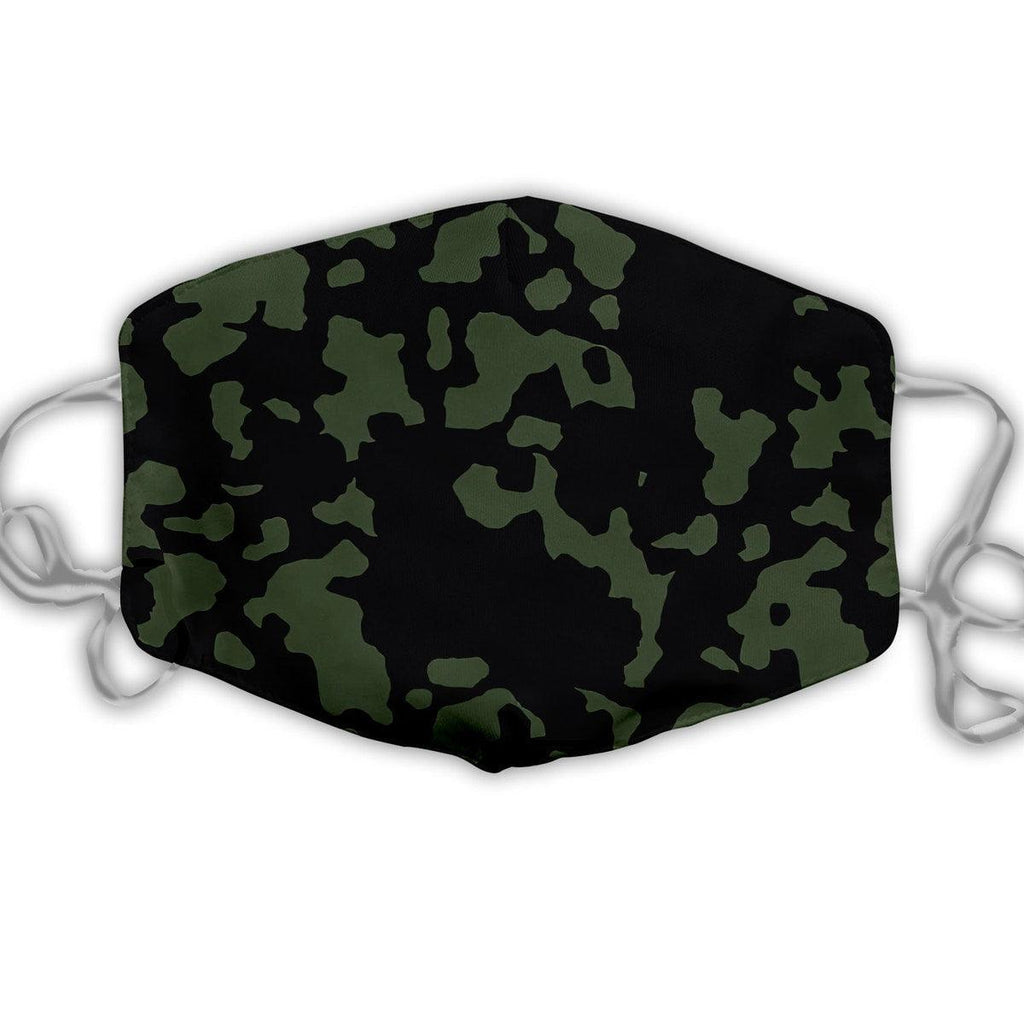 Flecktarn Darkgreen Face Mask - CustomsPig