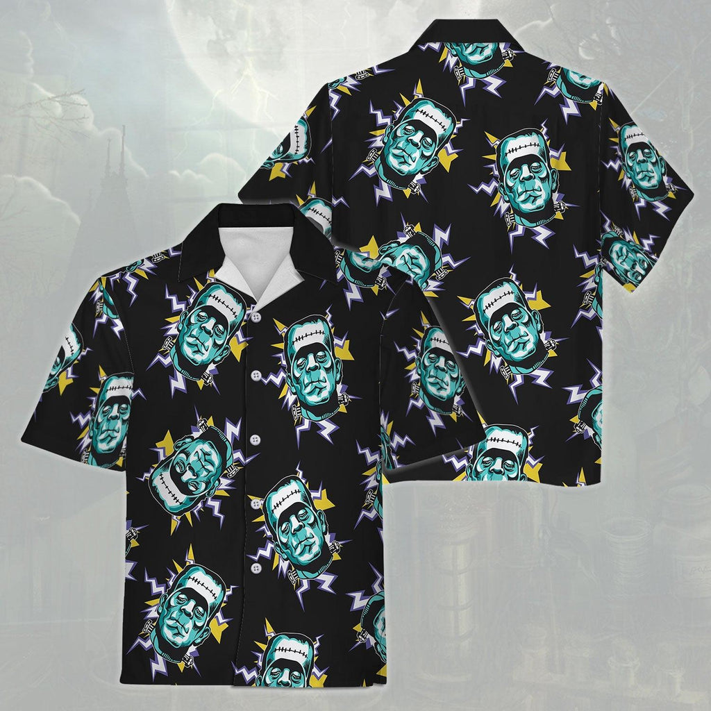 Frankenstein Hawaiian Shirt 3D Shirt For Unisex -  CustomsPig.com