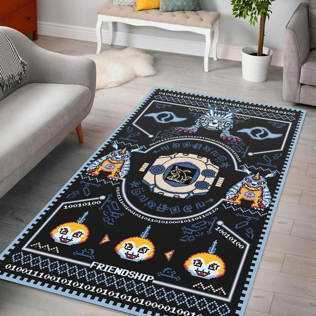 Gabumon Digimon Rug - Garurumon Crest of Friendship - DucG