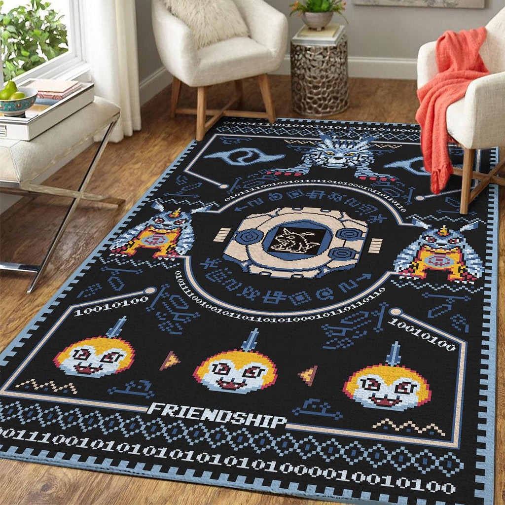 Gabumon Digimon Rug - Garurumon Crest of Friendship - DucG