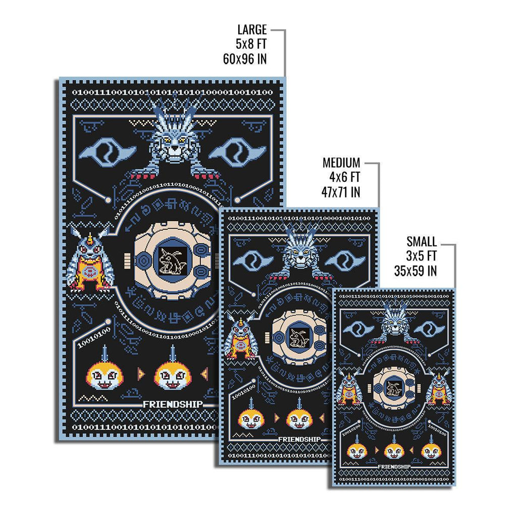 Gabumon Digimon Rug - Garurumon Crest of Friendship - DucG