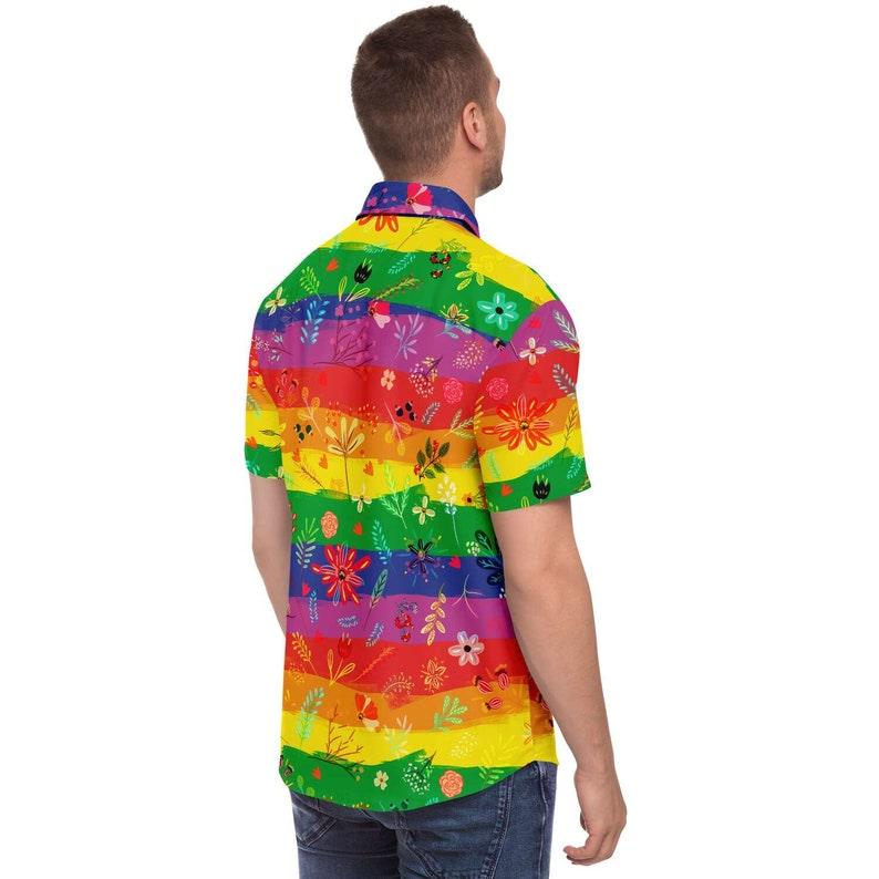 Gay Flower Hawaiian Shirt - CustomsPig