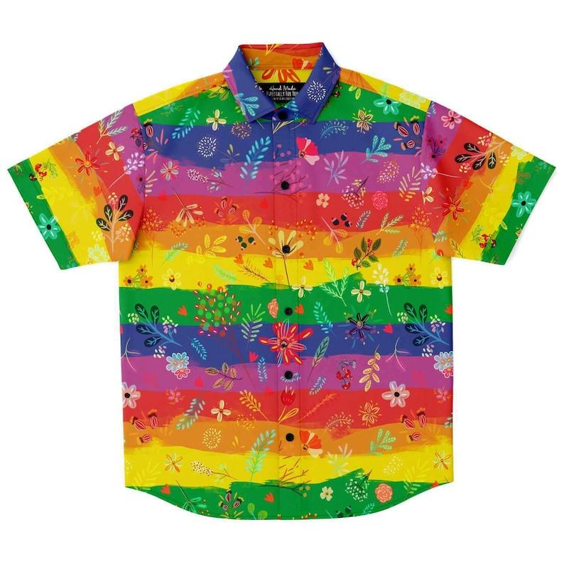 Gay Flower Hawaiian Shirt - CustomsPig