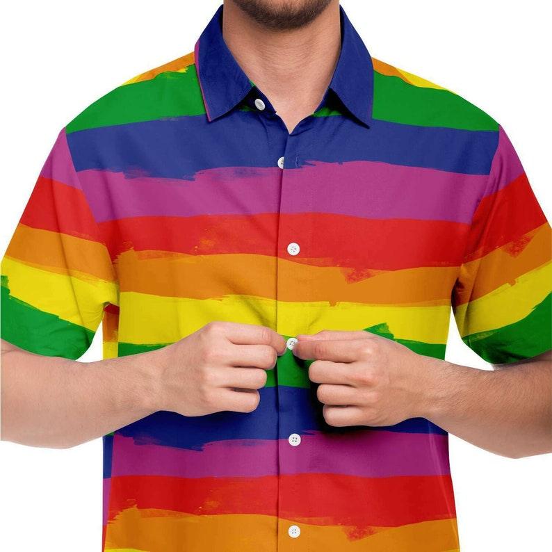 Gay Pride Hawaiian Shirt - CustomsPig