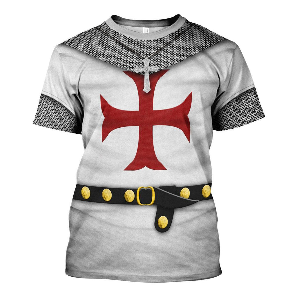 CustomsPig 1147Ÿ??1149 English Templar Knight Costume Hoodie Sweatshirt T-Shirt Tracksuit - CustomsPig.com