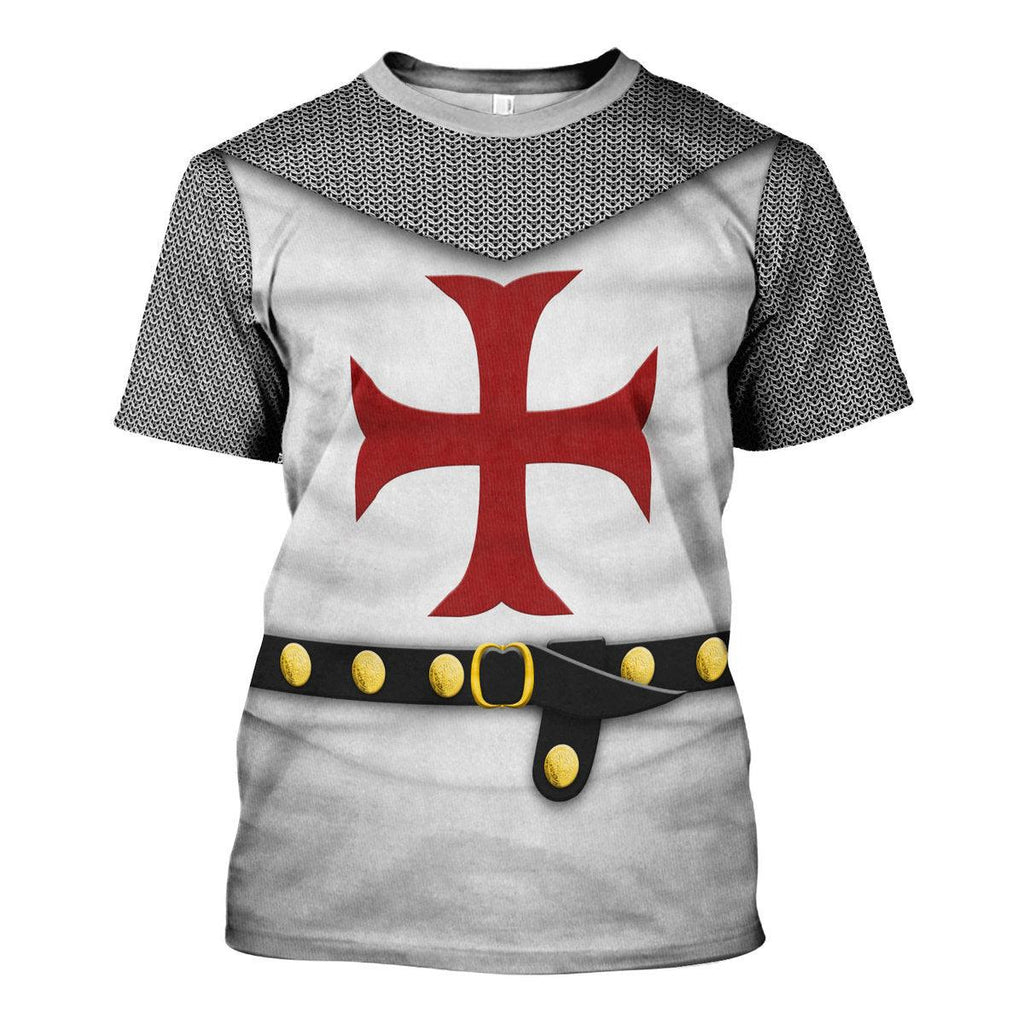 CustomsPig 1189-1192 English Templar Knights Costume Hoodie Sweatshirt T-Shirt Tracksuit - CustomsPig.com