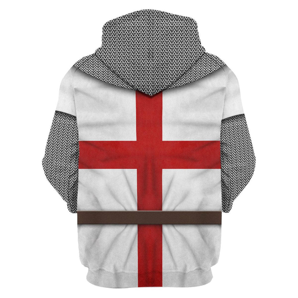 CustomsPig 1189-1192 Templar Knight-String Mail Costume Hoodie Sweatshirt T-Shirt Tracksuit - CustomsPig.com