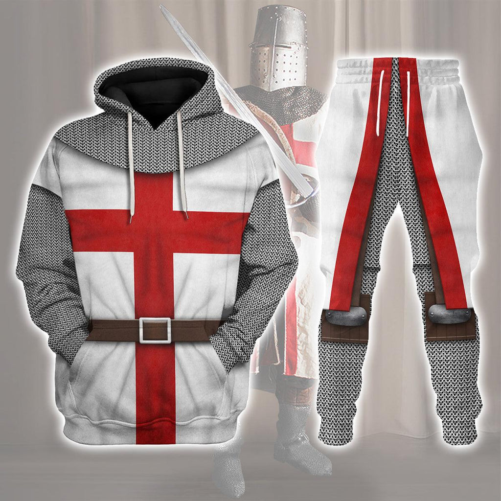 CustomsPig 1189-1192 Templar Knight-String Mail Costume Hoodie Sweatshirt T-Shirt Tracksuit - CustomsPig.com