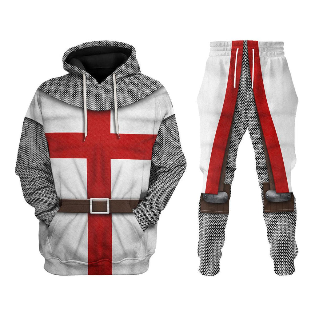 CustomsPig 1189-1192 Templar Knight-String Mail Costume Hoodie Sweatshirt T-Shirt Tracksuit - CustomsPig.com