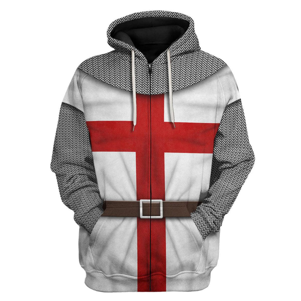 CustomsPig 1189-1192 Templar Knight-String Mail Costume Hoodie Sweatshirt T-Shirt Tracksuit - CustomsPig.com