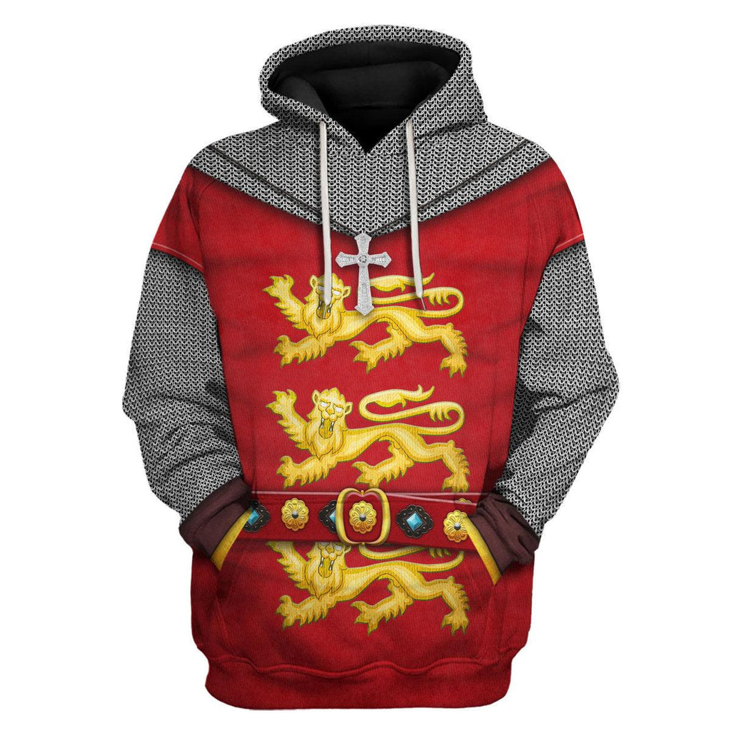 CustomsPig 1189Ÿ??1192 Crusader King Knights Costume Hoodie Sweatshirt T-Shirt Tracksuit - CustomsPig.com