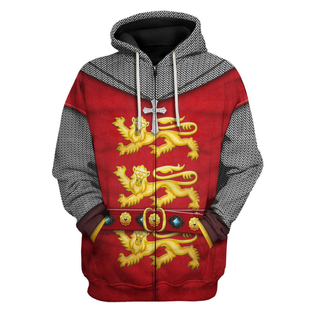 CustomsPig 1189Ÿ??1192 Crusader King Knights Costume Hoodie Sweatshirt T-Shirt Tracksuit - CustomsPig.com